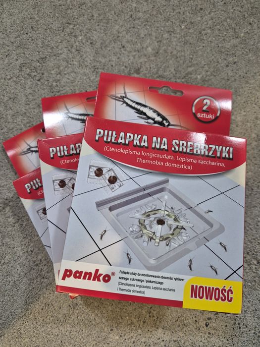 Pułapka na srebrzyki/rybiki cukrowe 6sztuk