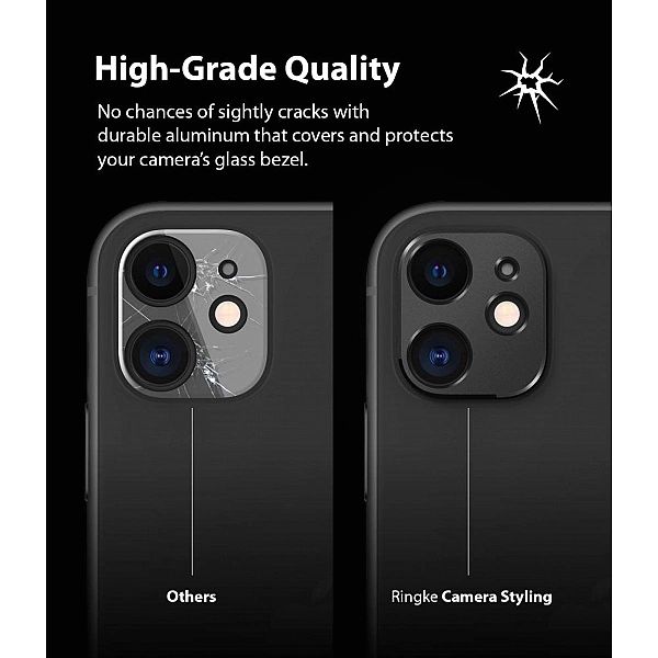 Nakładka na obiektyw aparatu Camera Styling do iPhone 11 Black