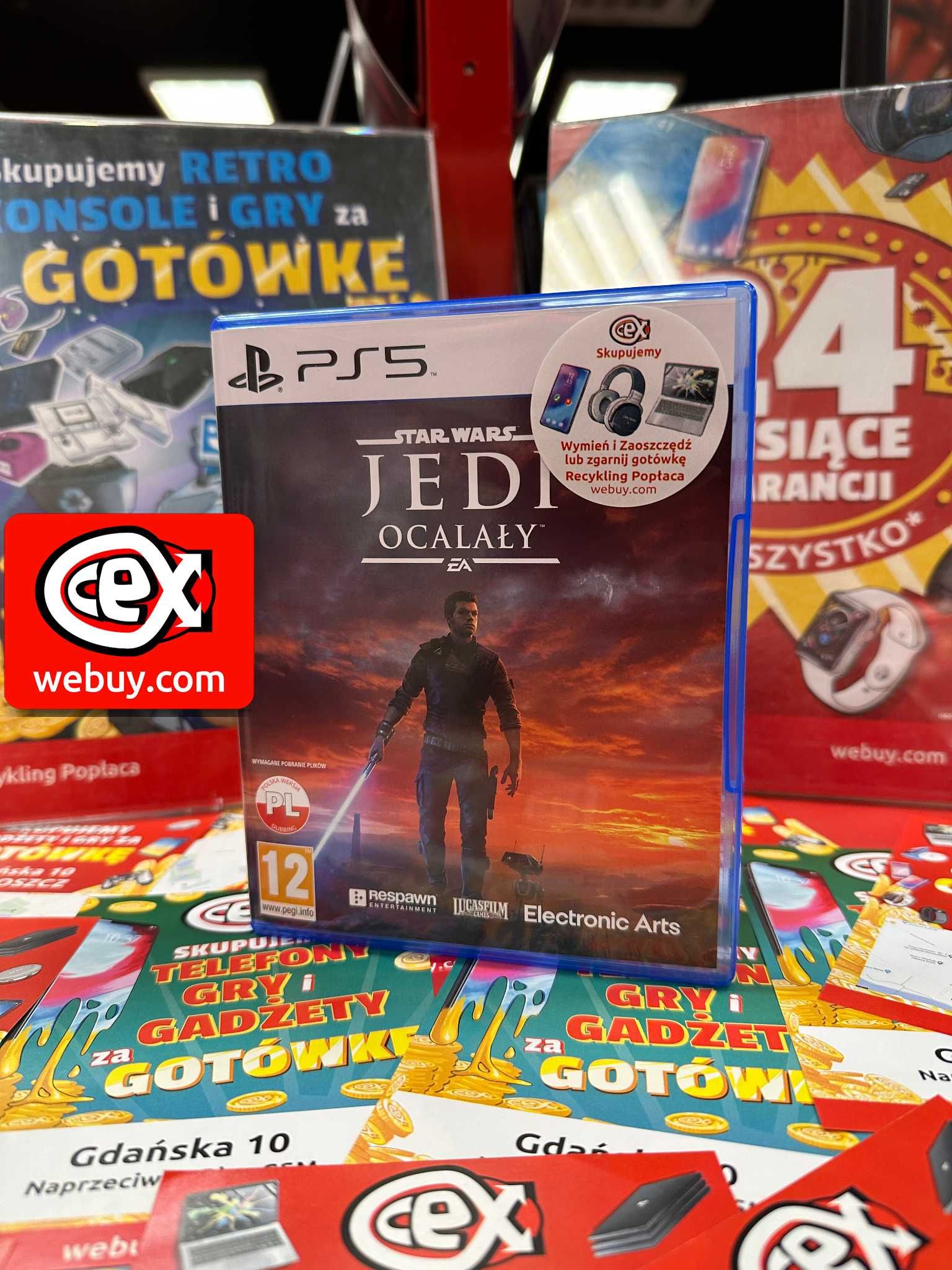 Gra Star Wars Jedi Ocalały [PS5] CeX Bydgoszcz