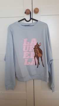 Laurella bluza bambi błękitna XL różowa nowa