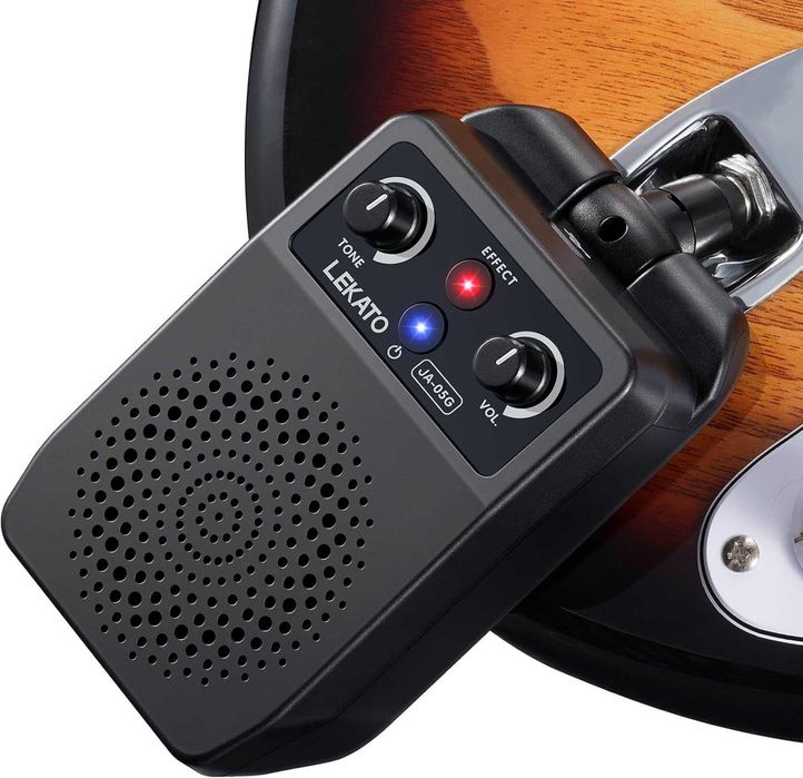LEKATO JA-05G Mini wzmacniacz gitarowy 5W Bluetooth akumulatorowy