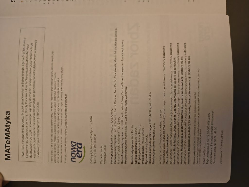 Matematyka zbór zadań 2