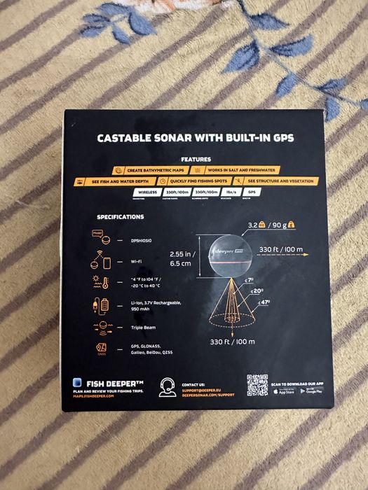Ехолот deeper pro +2