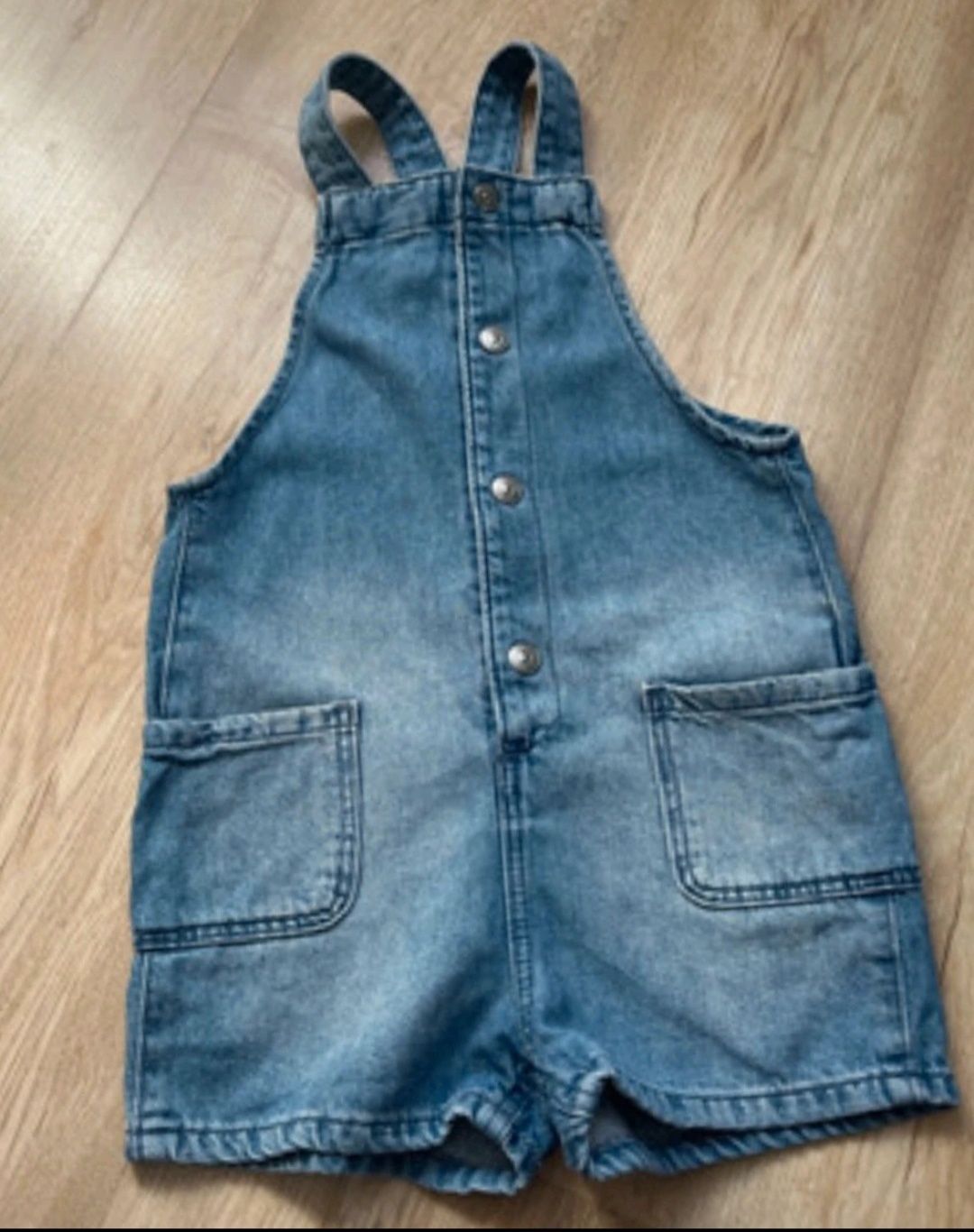 Ogrodniczki jeansowe H&M – rozmiar 92 cm