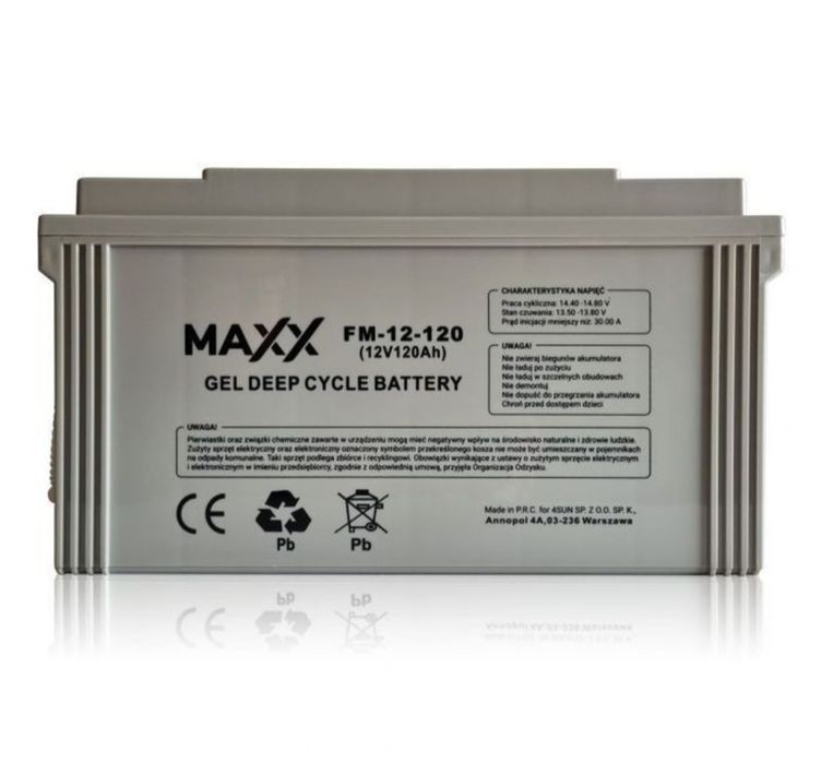 Гелевий акумулятор FM-S-12-120 Gel Deep Cycle Battery 12V 120Ah