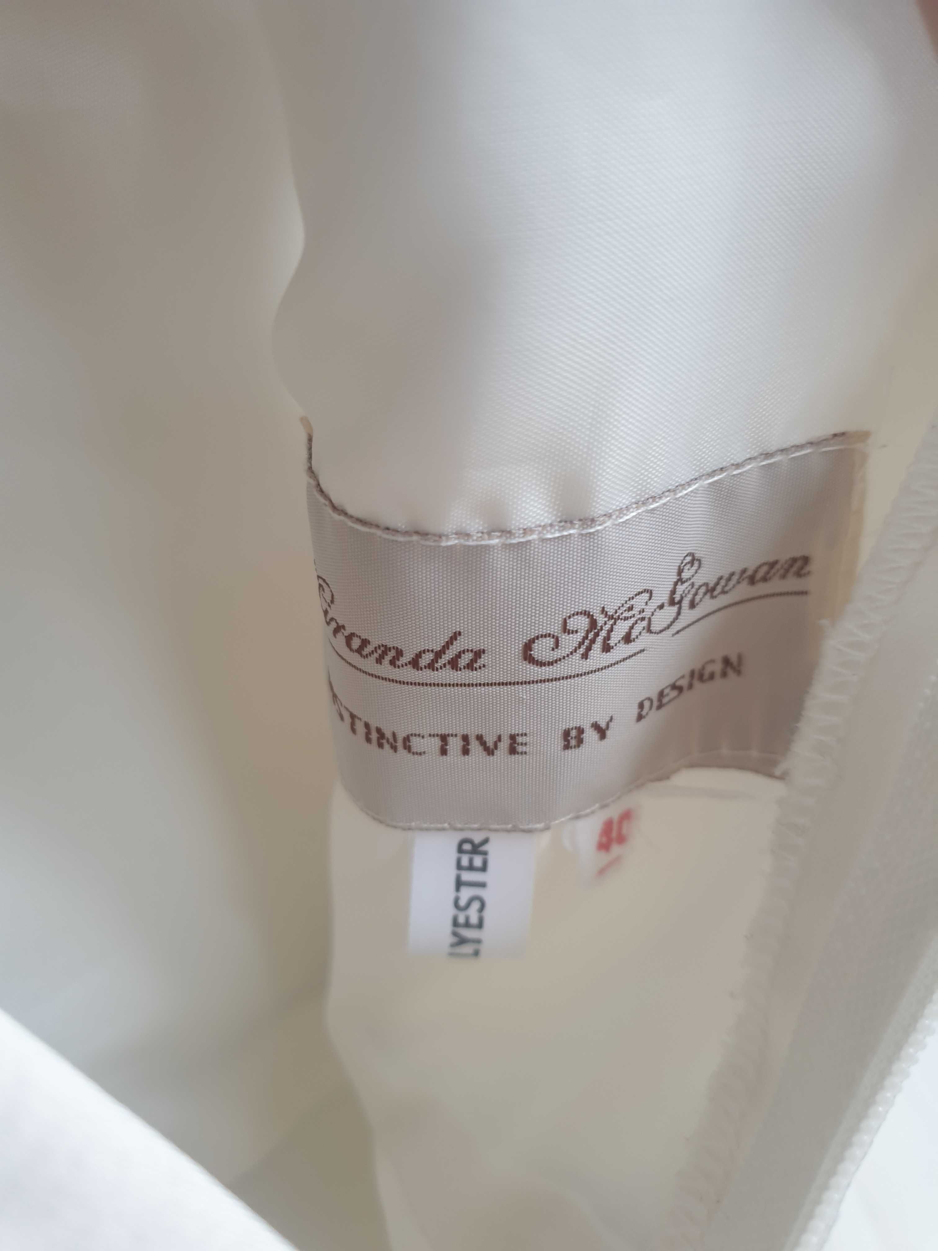 Biała kremowa suknia tiulowa wizytowa Miranda McGowan 122 128