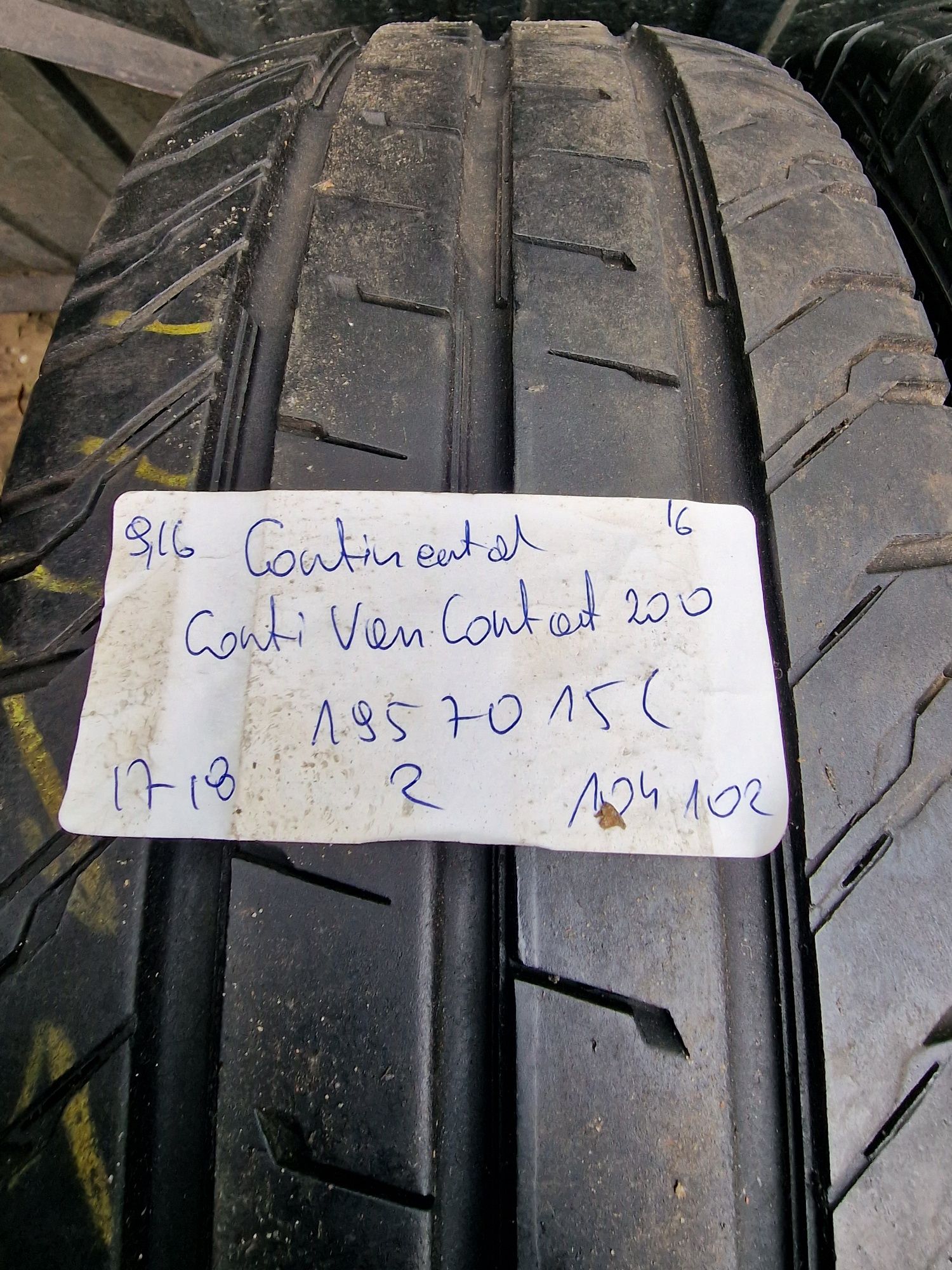 195/70/15C 195/70R15C CONTINENTAL 2018 LATO