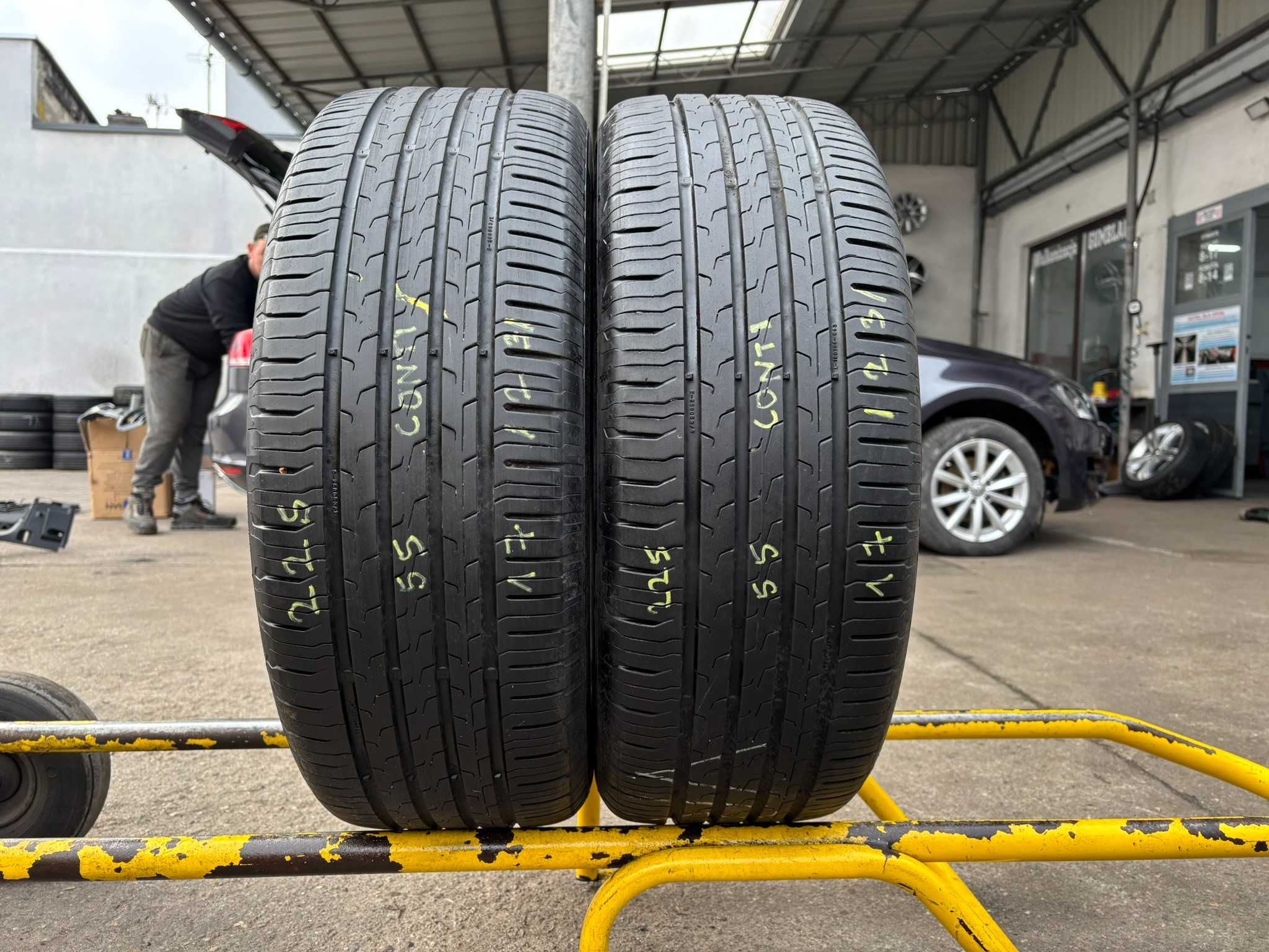 2X OPONY LETNIE 225/55R17 101Y Continental EcoContact 6 I * 6MM 2023R