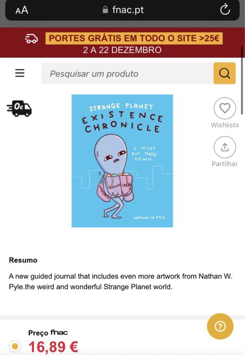 Livro: "Strange Planet - Existence Chronicle"
