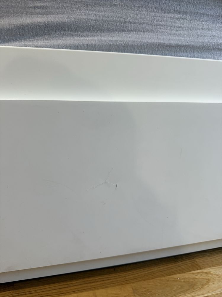 Łóżko białe IKEA 80x200cm - pomieści 2 materace