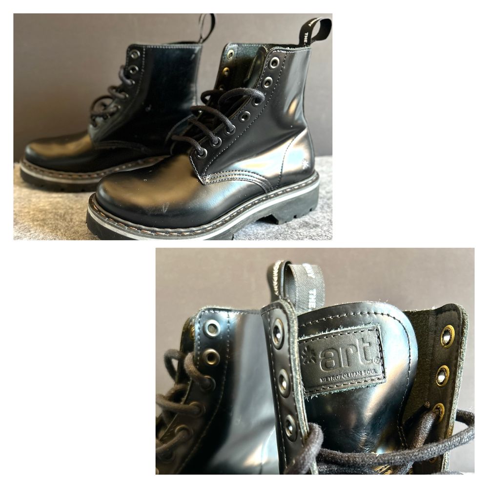 Botas de Pele Pretas (portes incluídos)