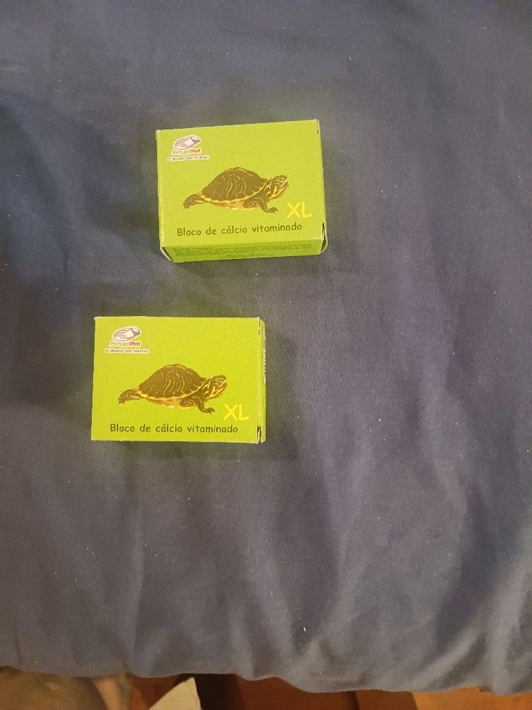 2 Blocos de cálcio tartaruga NOVO
