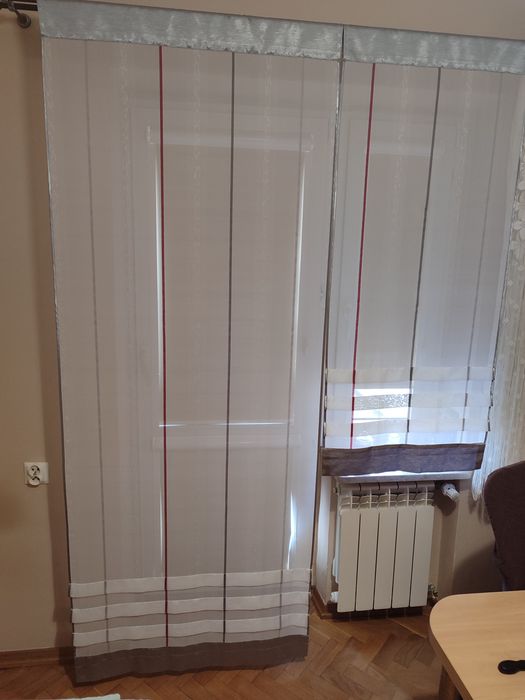 Firana na okno balkonowe