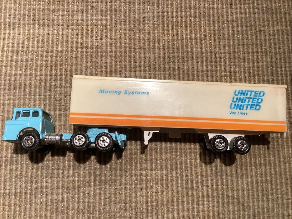 Matchbox yatming camião com reboque H0 matchbox hong kong. Excelente