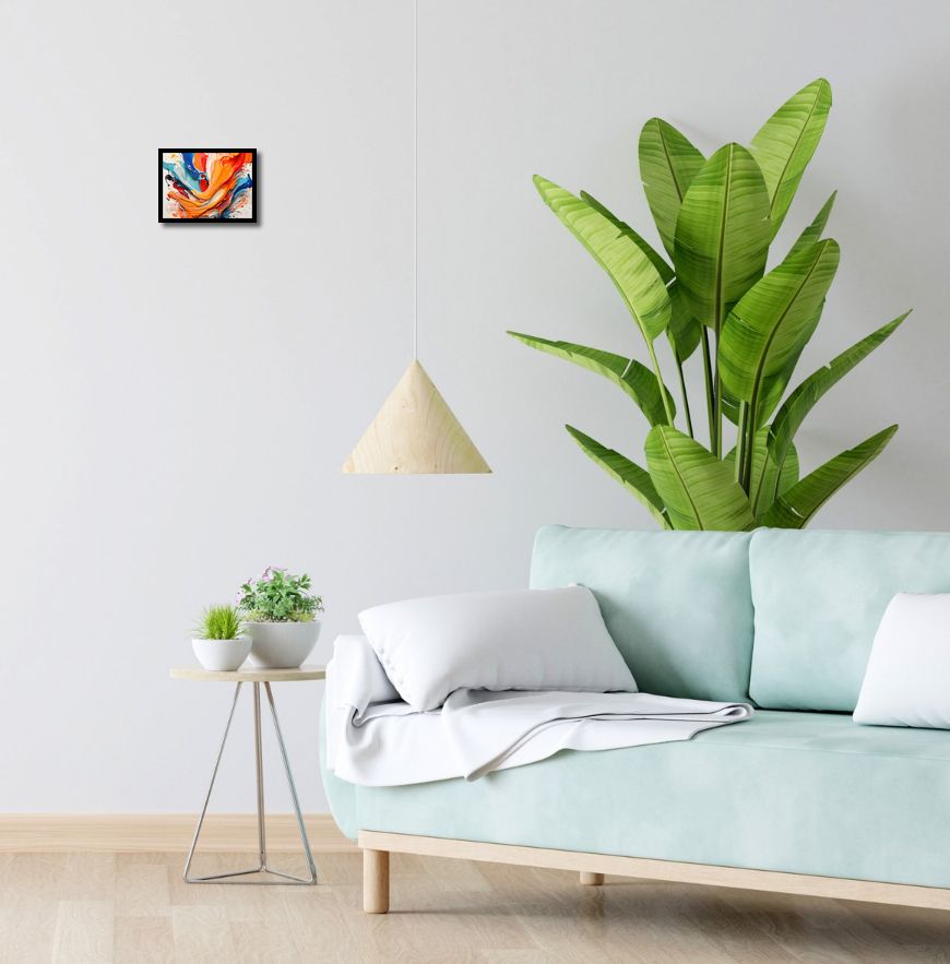 Plakat 20x15cm Taneczne Fale