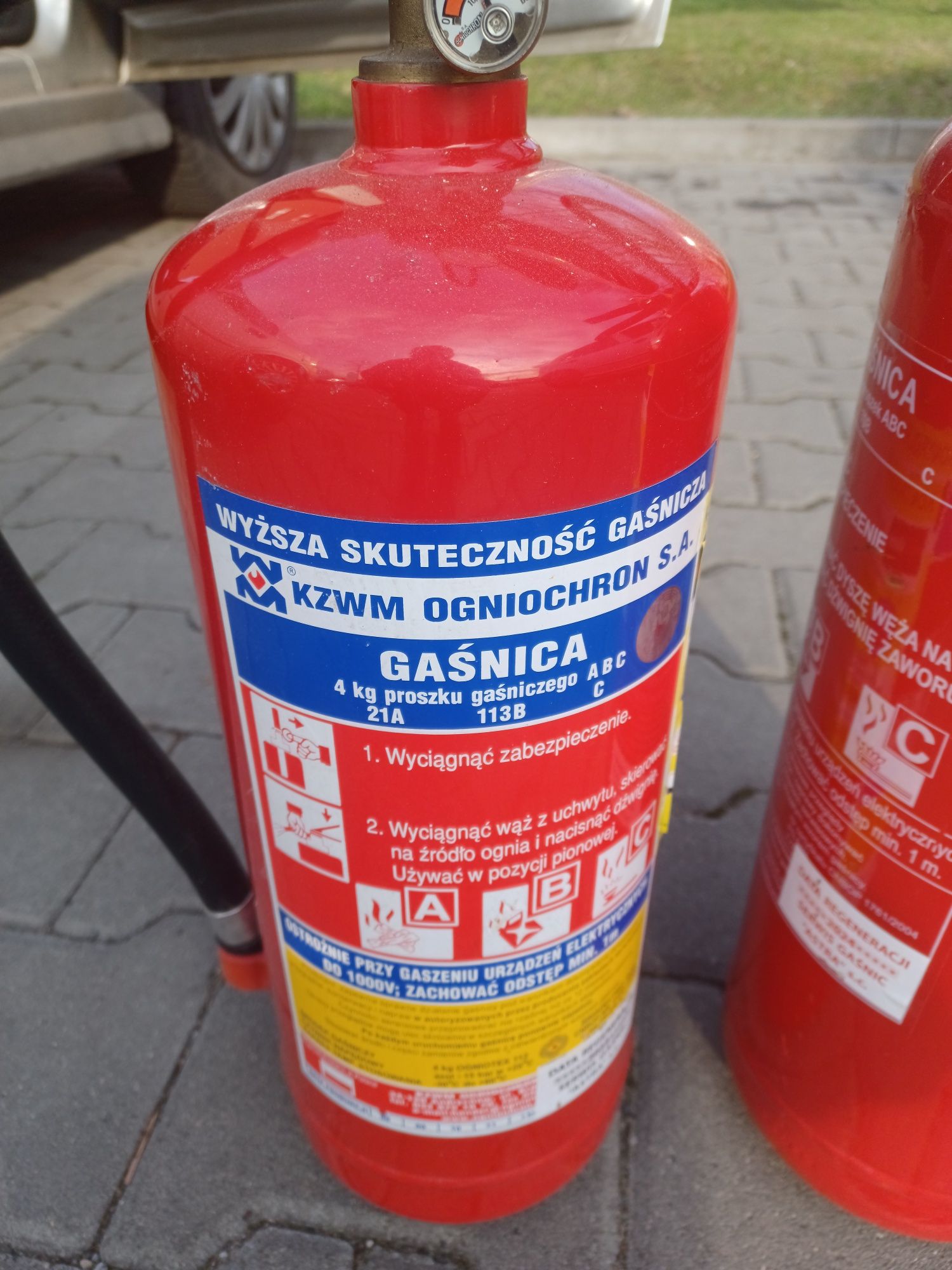 Gaśnica proszkowa 4kg