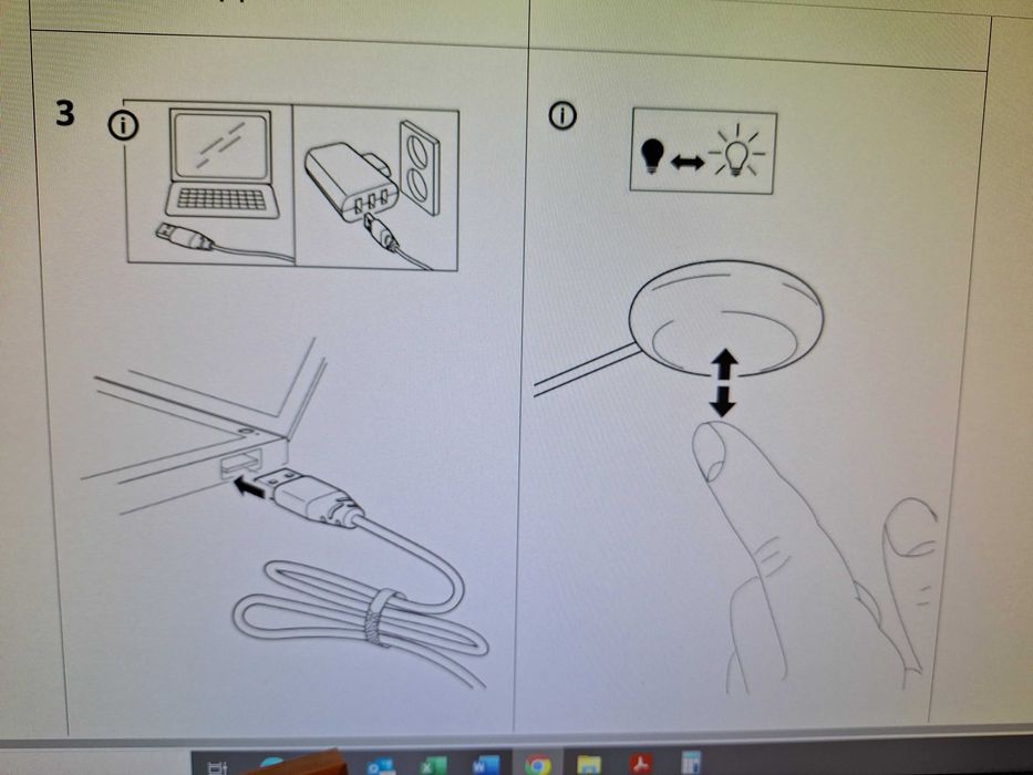 Iluminação de 1w IKEA halvklart led