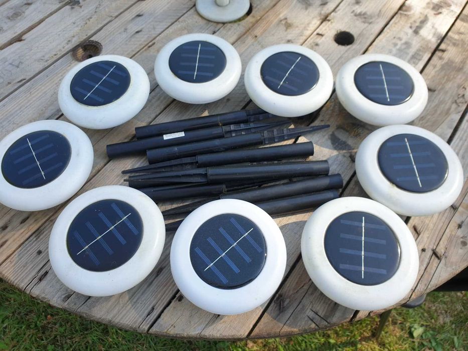 Lampki solarne ogrodowe 9 sztuk