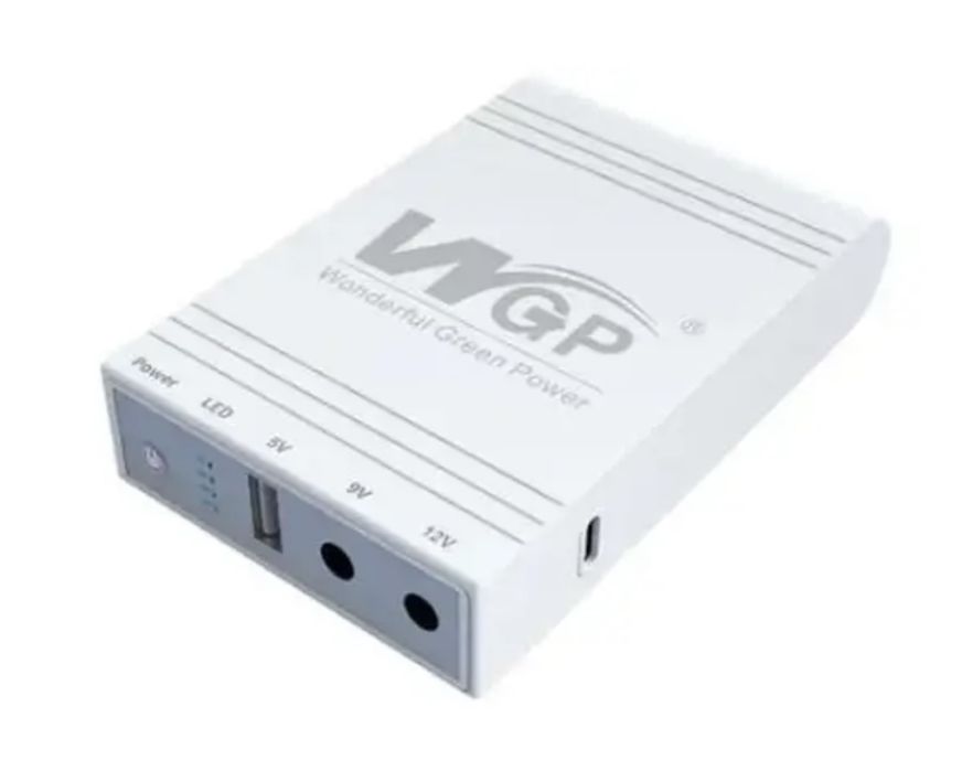 ДБЖ  для роутера Повербанк WGP Mini UPS 10400 mAh 5V 9V 12V