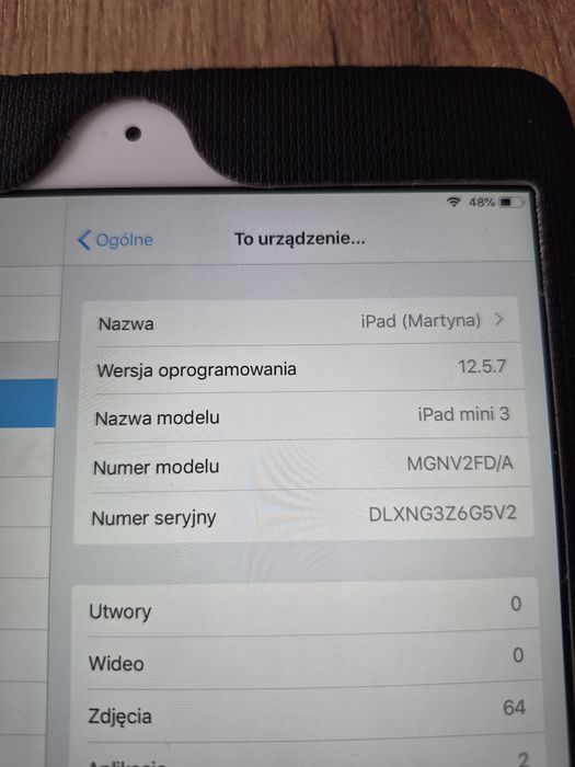 Ipad mini 3 z etui