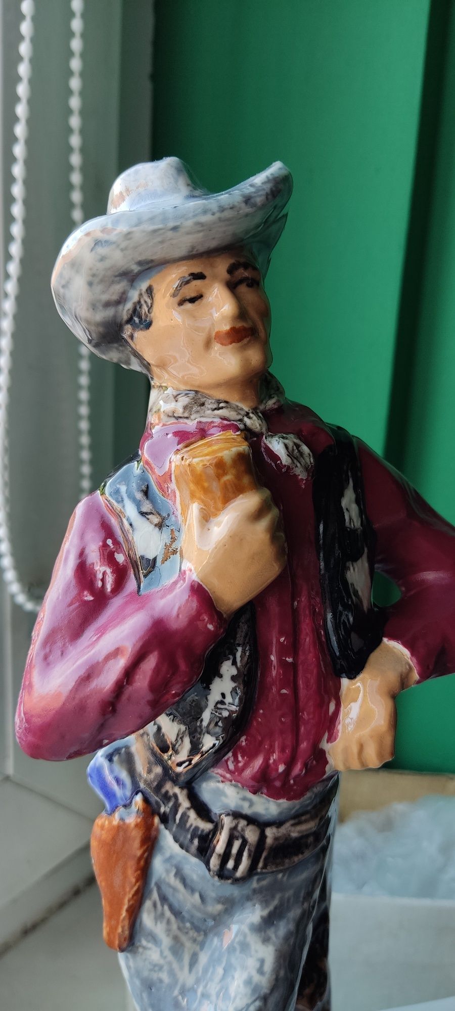 Stary stojak reklamowy z porcelany do JIM BEAM