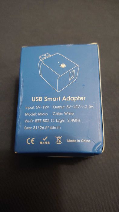 Умная зарядка 5v -12v 2,5A Smart Life управление приложением новая