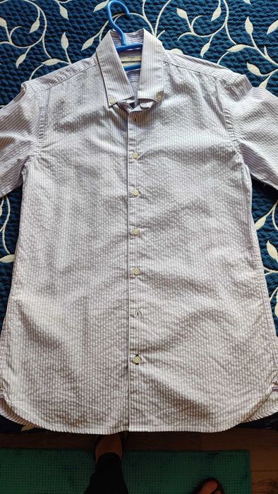 Camisa Lilás Homem Mango | Tamanho XS | Slim Fit [Nova]