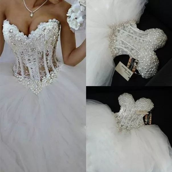 Suknia ślubna z wyjątkowym gorsetem