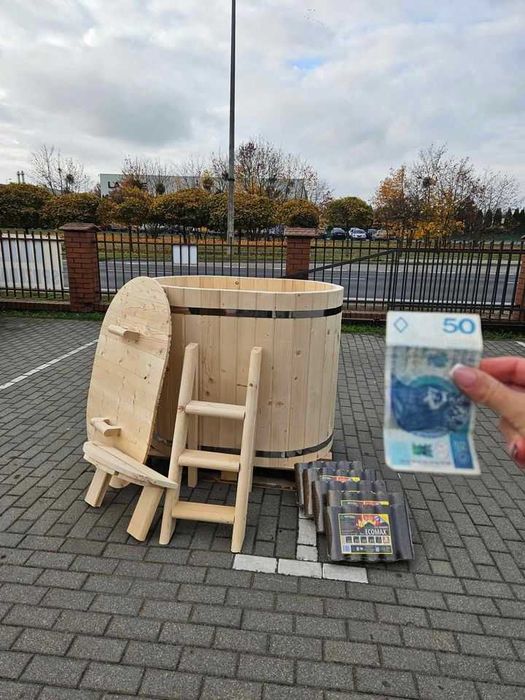 Beczka do morsowania/schładzania po saunie OWALNA balia spa PROMOCJA