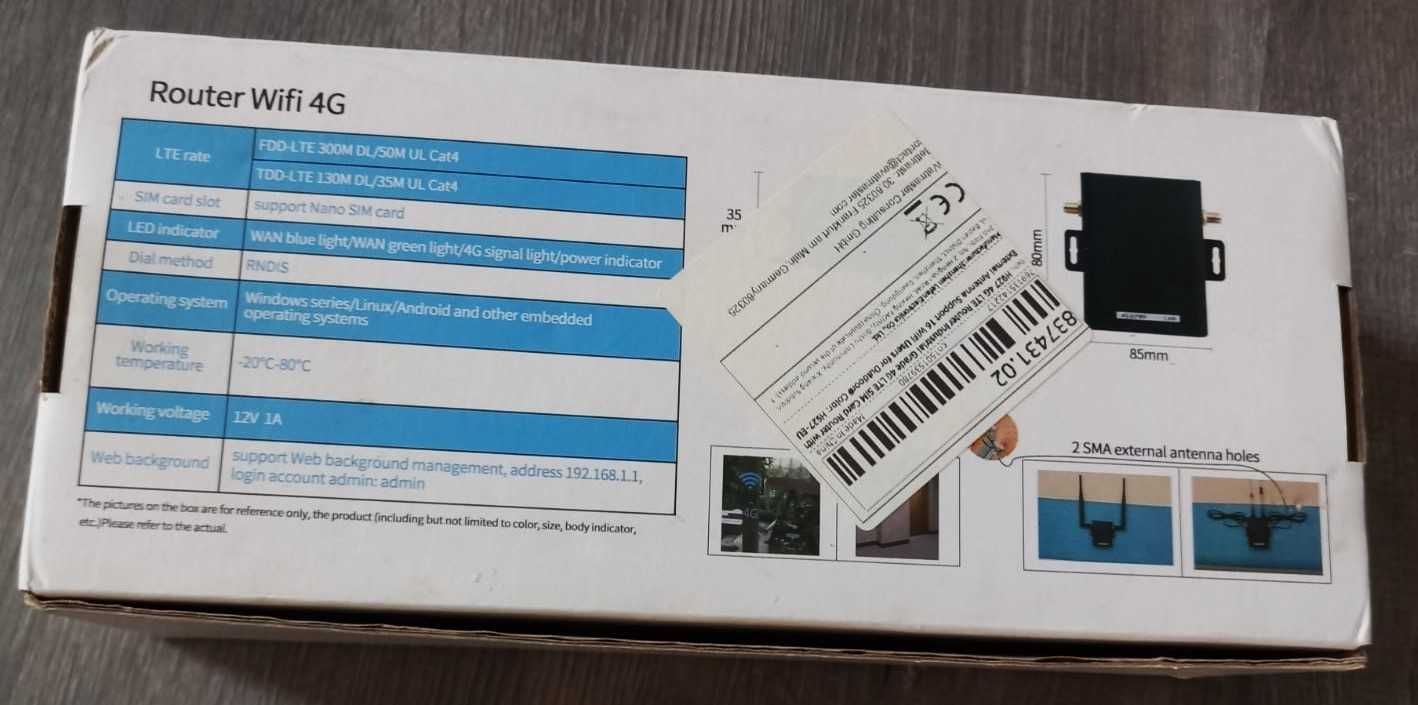 4G роутер WiFi с SIM картой H927 pro
