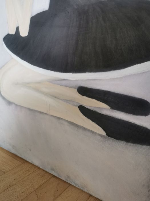 Obraz olej na płótnie Płacząca Wróżka Ballerina 70x100