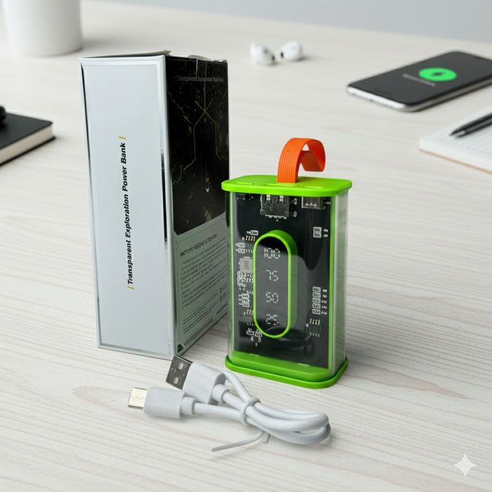 Power Bank 10 000 mAh з LED індикатором