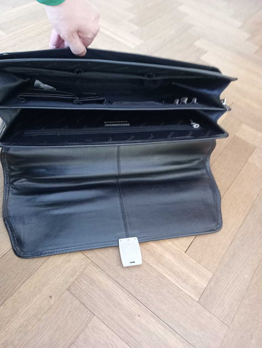 KAZAR _ torba, aktówka, męska, skórzana