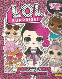 surprise sticker album L.O.L coleção vamos ser amigos novo