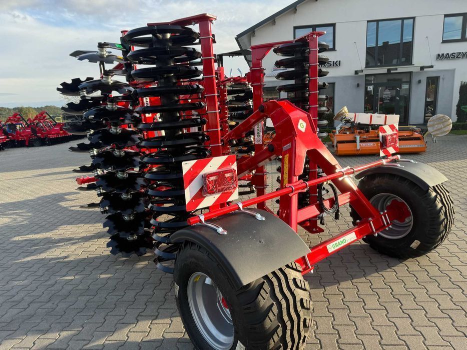 Brona talerzowa hydrauliczna Grano System SHS 4 siłowniki wózek