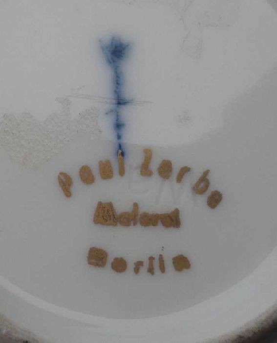 Berlin Paul Zerbe ręcznie malowany ciekawy-zobacz