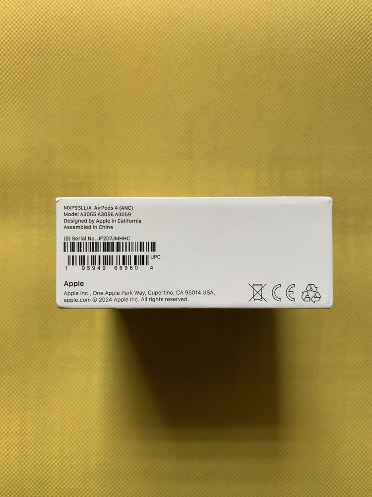Навушники Apple AirPods 4 ANC MXP93LL/A