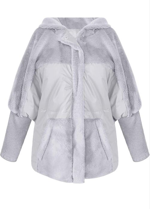 Kurtka płaszcz z kapturem r.M