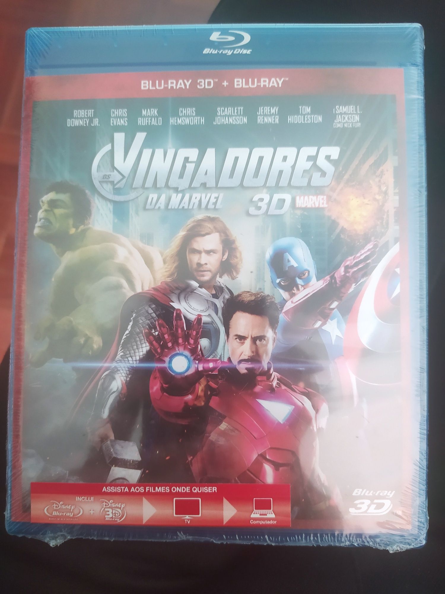 Blu-ray Avengers ( Vingadores ) (2D+3D) NOVO