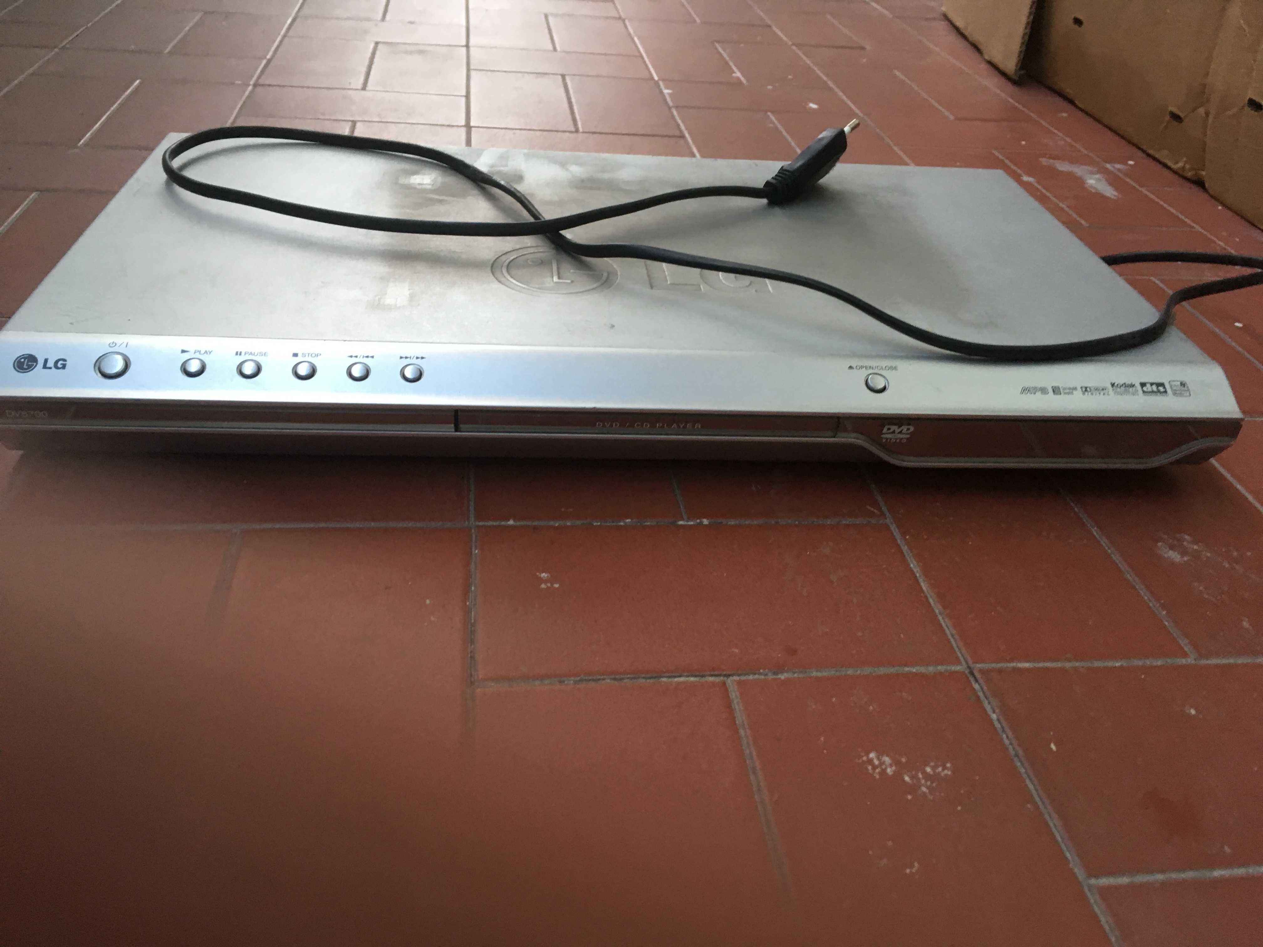Leitor DVD LG a funcionar