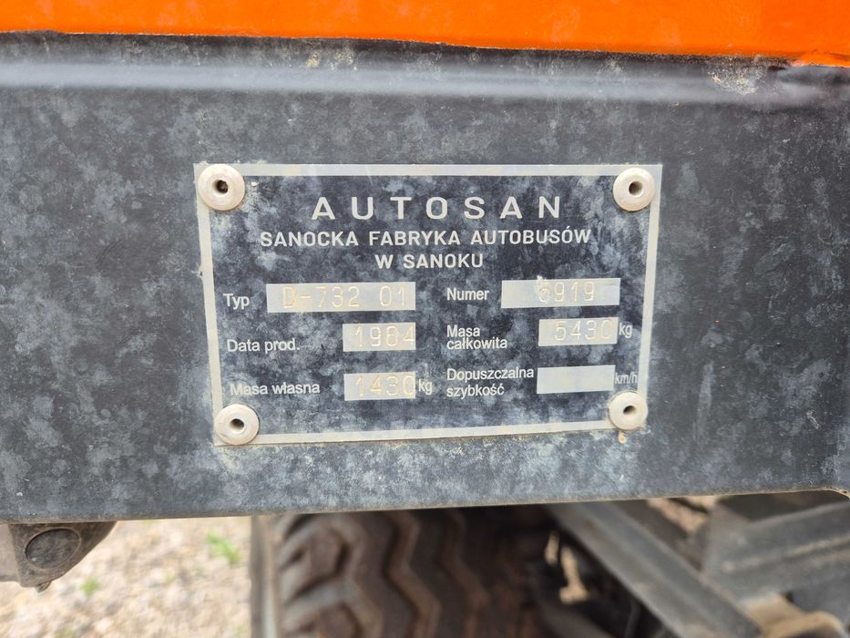 2 x przyczepa ciężarowa rolnicza Autosan D-732