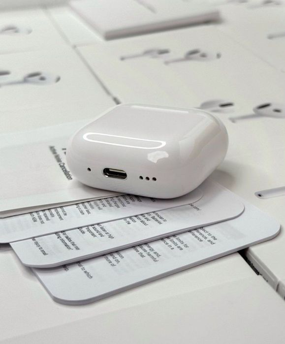 Airpods 4, шумоподав чіп airpoha lux якість 1:1 бездротові навушники