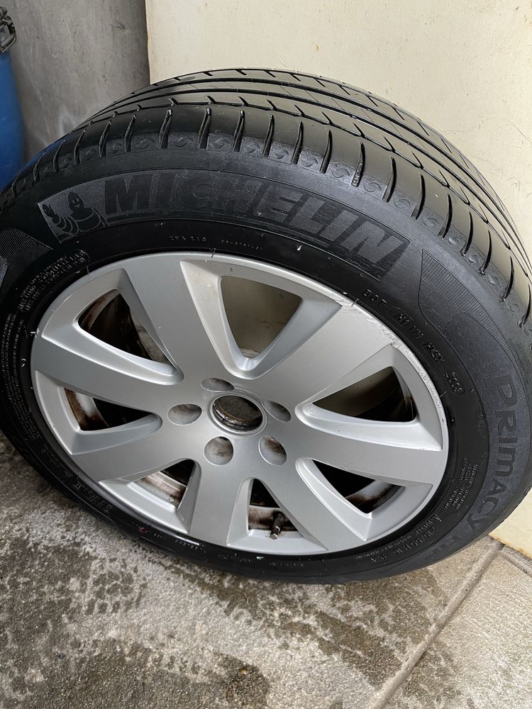 4 jantes 5x112 VW com pneu