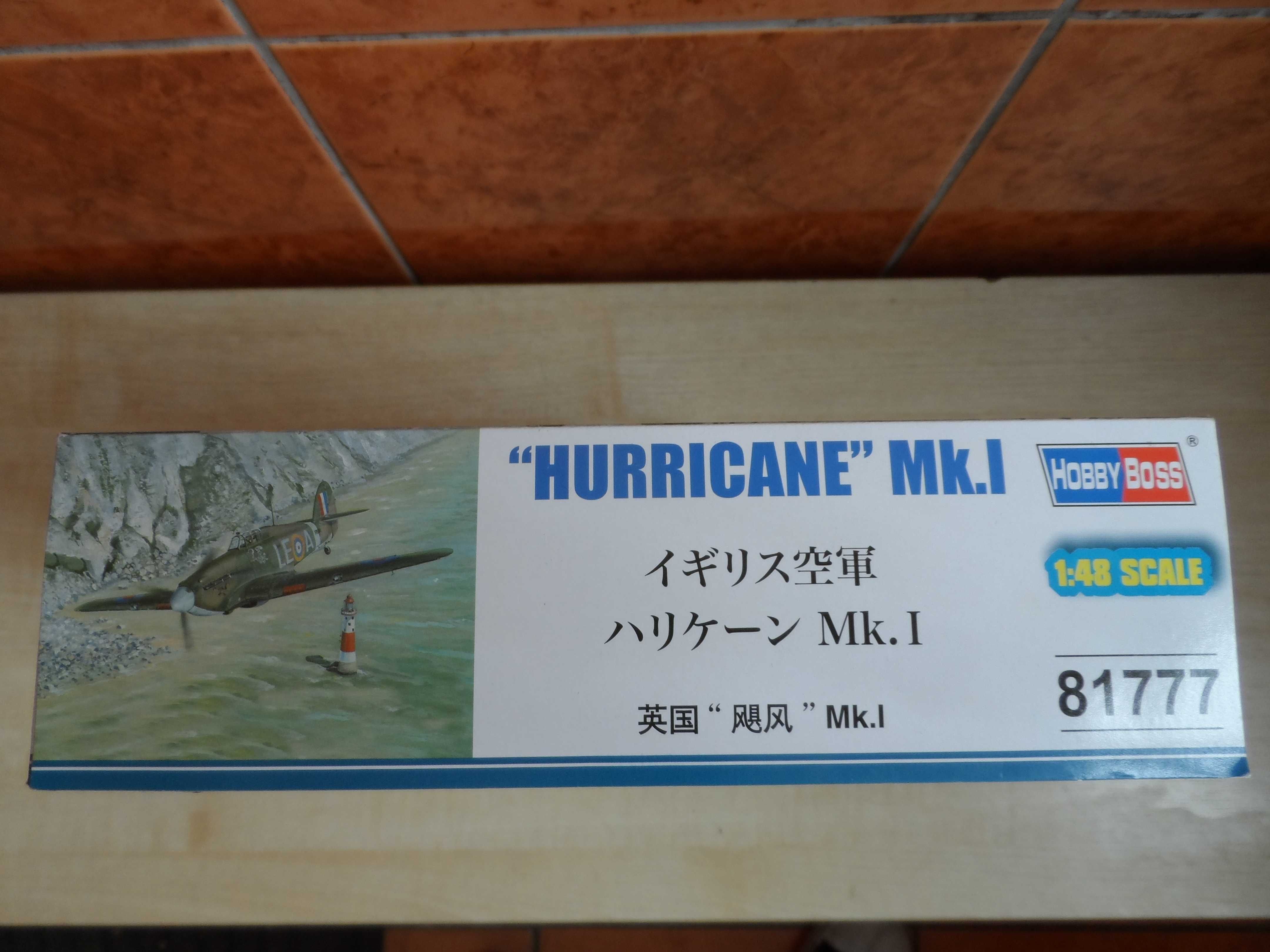 Model samolotu Hurricane Mk.1 skala 1/48 firmy Hobby Boss