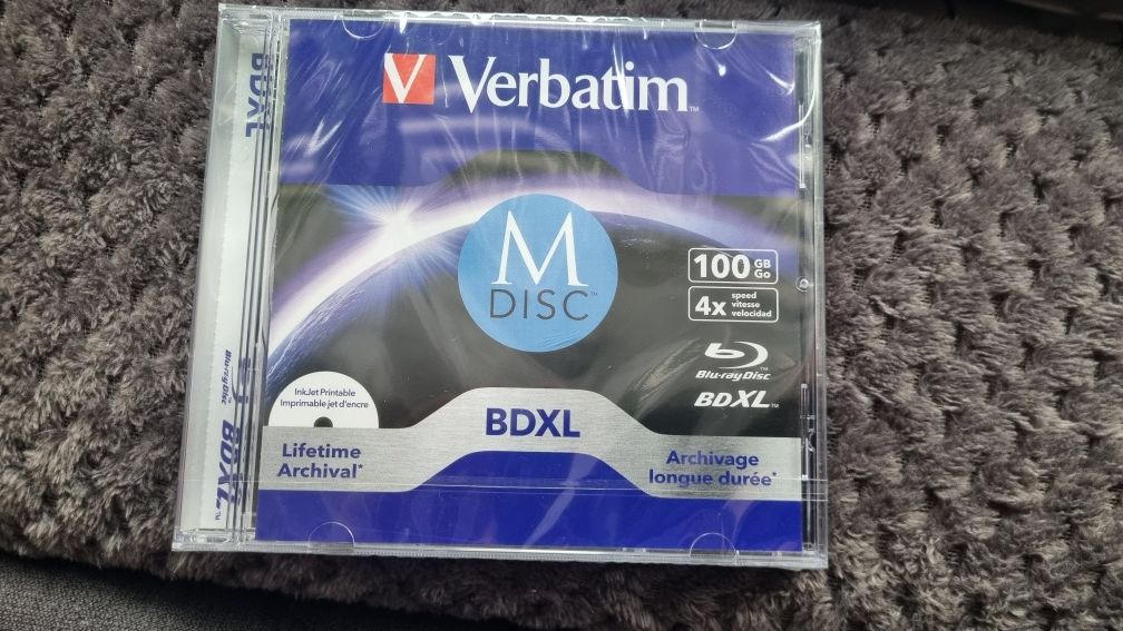 VERBATIM BLU-RAY M-DISC BD-R XL 100GB 4x nowa zafoliowana czysta płyta