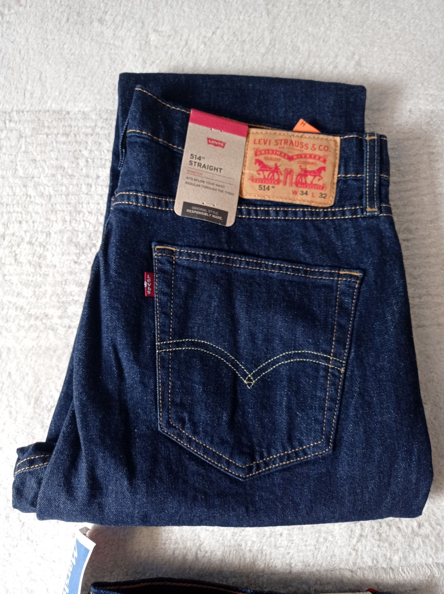 Orginalne i nowe spodnie jeansowe LEVI'S STRAUSS w świetnej cenie