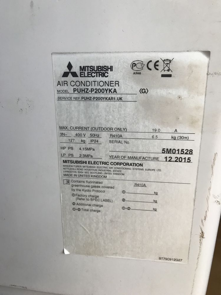 Ar condicionado industrial