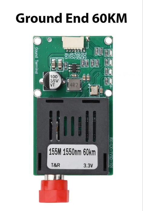 Оптоволоконні медіаконвертери для БПЛА 155М 1310/1550нм 60км