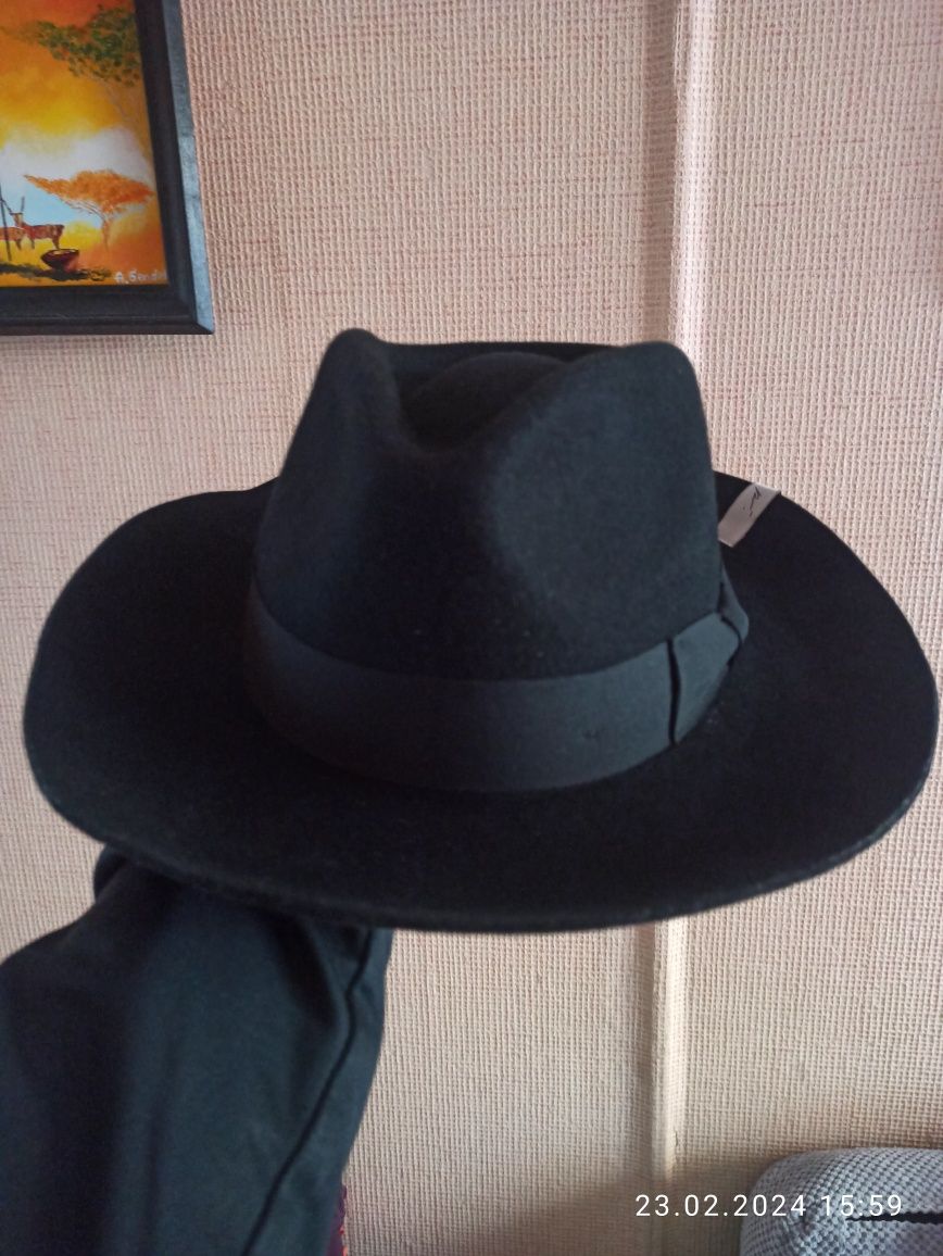 Wełniany kapelusz Hand Made XL
