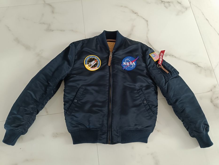 Kurtka bomberka Alpha Industries granatowa oryginał